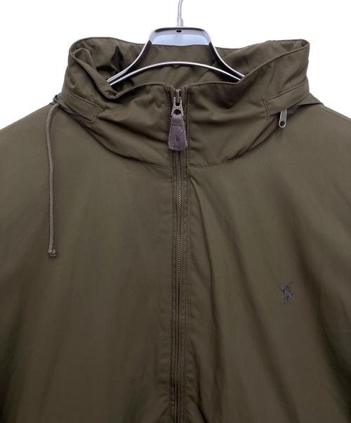 POLO RALPH LAUREN（ポロ・ラルフローレン）POLO RALPH LAUREN (ポロ・ラルフローレン) 裏フリースジャケット カーキ サイズ:ＸＸＬの古着・服飾アイテム