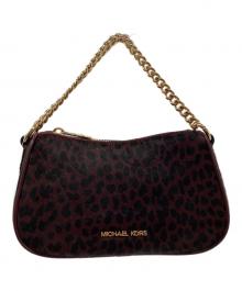 MICHAEL KORS（マイケル・コース）の古着「2WAYハラコポーチ」｜ボルドー×ブラック