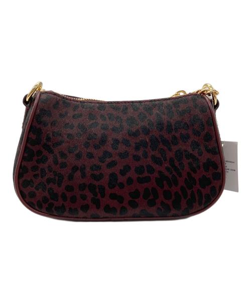 MICHAEL KORS（マイケル・コース）MICHAEL KORS (マイケルコース) 2WAYハラコポーチ ボルドー×ブラックの古着・服飾アイテム