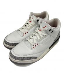 NIKE（ナイキ）の古着「Air Jordan 3 Retro "White Cement Reimagined"」｜ホワイト×グレー