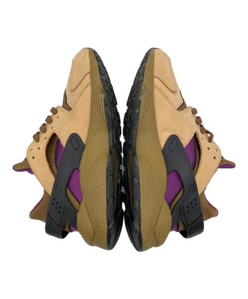 NIKE（ナイキ）NIKE (ナイキ) Air Huarache LE ベージュ×パープル サイズ:SIZE 26cmの古着・服飾アイテム
