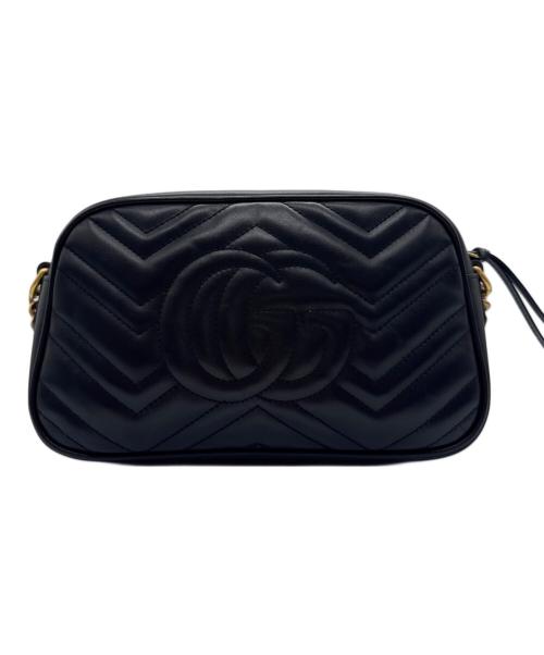 GUCCI（グッチ）GUCCI (グッチ) キルティングスモールショルダーバッグ ブラックの古着・服飾アイテム