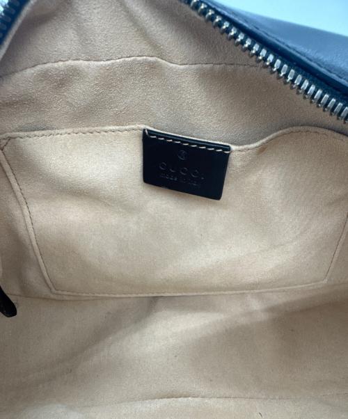 GUCCI（グッチ）GUCCI (グッチ) キルティングスモールショルダーバッグ ブラックの古着・服飾アイテム