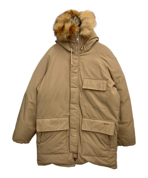 Schott（ショット）Schott (ショット) ダウンジャケット ベージュ サイズ:Mの古着・服飾アイテム