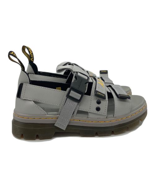 Dr.Martens（ドクターマーチン）Dr.Martens (ドクターマーチン) ストラップサンダル グレー×ブラック サイズ:38の古着・服飾アイテム