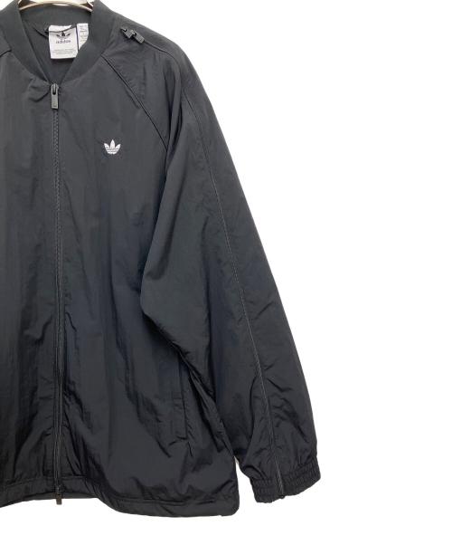 adidas（アディダス）adidas (アディダス) オーバーサイズ SST トラックトップ ブラック×ホワイト サイズ:Lの古着・服飾アイテム