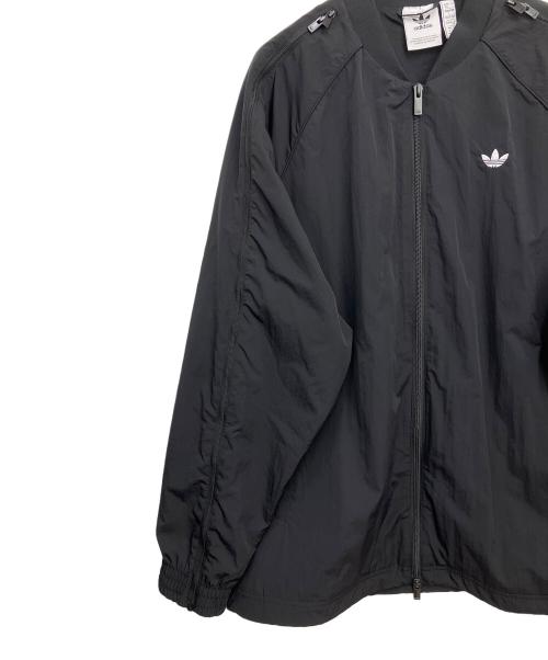 adidas（アディダス）adidas (アディダス) オーバーサイズ SST トラックトップ ブラック×ホワイト サイズ:Lの古着・服飾アイテム