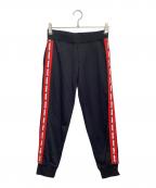DSQUARED2ディースクエアード）の古着「トラックパンツ」｜ブラック×レッド