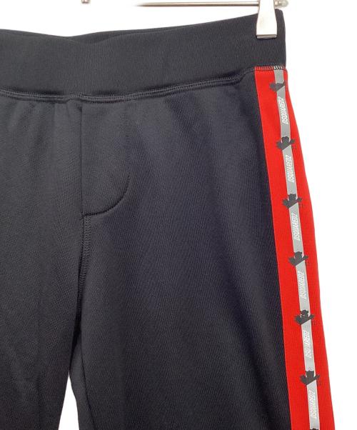 DSQUARED2（ディースクエアード）DSQUARED2 (ディースクエアード) トラックパンツ ブラック×レッド サイズ:XSの古着・服飾アイテム