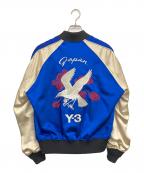 Y-3ワイスリー）の古着「JFA CW SOUVENIR JK」｜ブルー×ベージュ