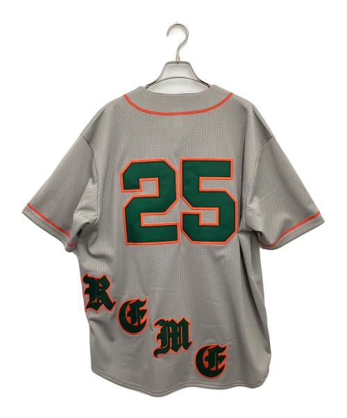 SUPREME（シュプリーム）SUPREME (シュプリーム) Old English Baseball Jersey グレー×オレンジ サイズ:Lの古着・服飾アイテム