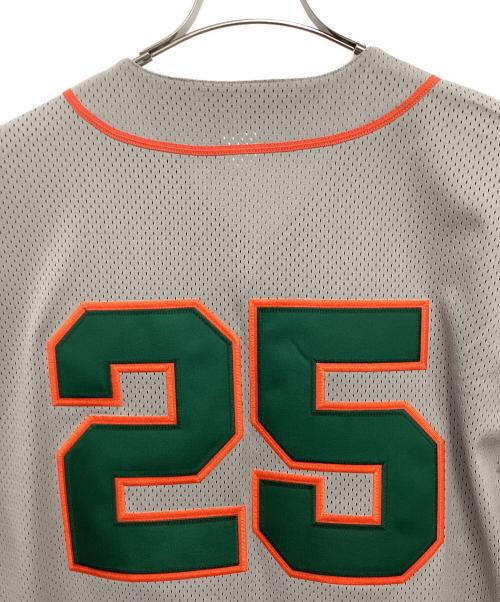 SUPREME（シュプリーム）SUPREME (シュプリーム) Old English Baseball Jersey グレー×オレンジ サイズ:Lの古着・服飾アイテム