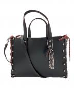 COACHコーチ）の古着「コーチトピア リレーサブルトート」｜ブラック×ピンク