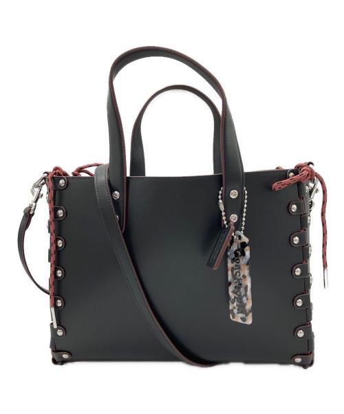 COACH（コーチ）COACH (コーチ) コーチトピア リレーサブルトート ブラック×ピンクの古着・服飾アイテム