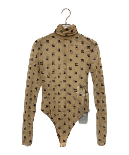 FENDI（フェンディ）FENDI (フェンディ) CAMICIA KARLIGRAPHY TULLE ベージュ サイズ:US4の古着・服飾アイテム