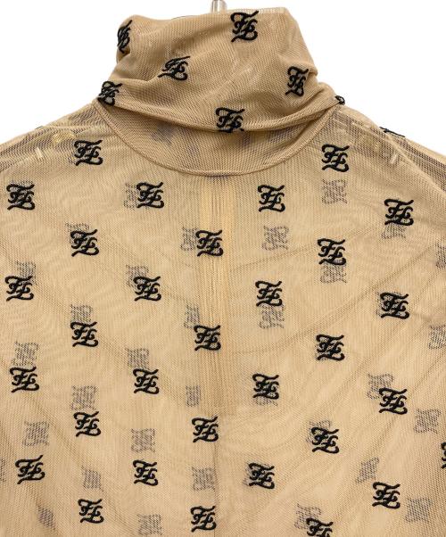 FENDI（フェンディ）FENDI (フェンディ) CAMICIA KARLIGRAPHY TULLE ベージュ サイズ:US4の古着・服飾アイテム
