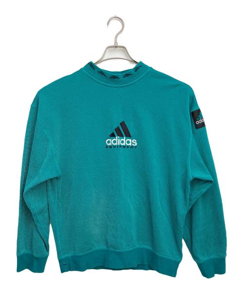 adidas（アディダス）adidas (アディダス) エキップメント クルーネック スウェット グリーン サイズ:Mの古着・服飾アイテム