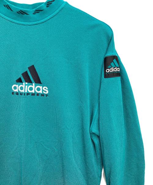 adidas（アディダス）adidas (アディダス) エキップメント クルーネック スウェット グリーン サイズ:Mの古着・服飾アイテム