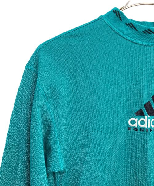adidas（アディダス）adidas (アディダス) エキップメント クルーネック スウェット グリーン サイズ:Mの古着・服飾アイテム