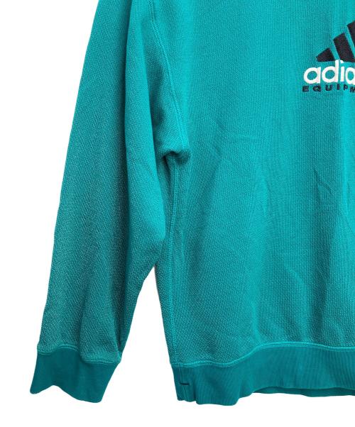 adidas（アディダス）adidas (アディダス) エキップメント クルーネック スウェット グリーン サイズ:Mの古着・服飾アイテム