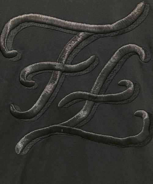 FENDI（フェンディ）FENDI (フェンディ) カリグラフィーTシャツ ブラック サイズ:XXSの古着・服飾アイテム