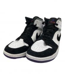 NIKE（ナイキ）の古着「Nike Air Jordan 1 Mid "Purple"」｜ブラック×パープル