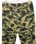 中古・古着 A BATHING APE (ア ベイシング エイプ) スウェットパンツ カーキ×ブラック サイズ:Ｍ：15000円