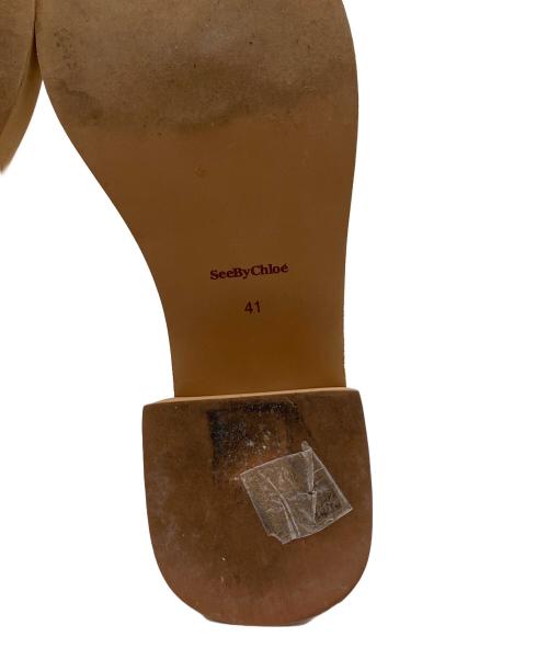SEE BY CHLOE（シーバイクロエ）SEE BY CHLOE (シーバイクロエ) サンダル ベージュ×ホワイト サイズ:25.5cmの古着・服飾アイテム