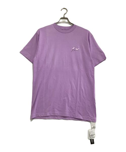 THUNDERBOLT PROJECT BY FRGMT & POKEMON（サンダーボルトプロジェクト フラグメントアンドポケモン）THUNDERBOLT PROJECT BY FRGMT & POKEMON (サンダーボルトプロジェクト フラグメントアンドポケモン) プリントTシャツ パープル サイズ:Lの古着・服飾アイテム