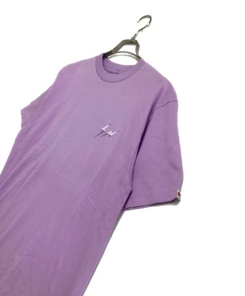 THUNDERBOLT PROJECT BY FRGMT & POKEMON（サンダーボルトプロジェクト フラグメントアンドポケモン）THUNDERBOLT PROJECT BY FRGMT & POKEMON (サンダーボルトプロジェクト フラグメントアンドポケモン) プリントTシャツ パープル サイズ:Lの古着・服飾アイテム