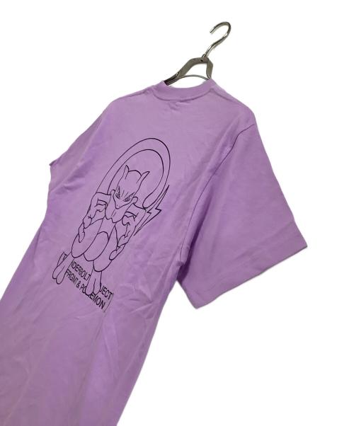 THUNDERBOLT PROJECT BY FRGMT & POKEMON（サンダーボルトプロジェクト フラグメントアンドポケモン）THUNDERBOLT PROJECT BY FRGMT & POKEMON (サンダーボルトプロジェクト フラグメントアンドポケモン) プリントTシャツ パープル サイズ:Lの古着・服飾アイテム