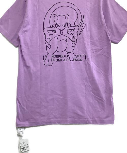 THUNDERBOLT PROJECT BY FRGMT & POKEMON（サンダーボルトプロジェクト フラグメントアンドポケモン）THUNDERBOLT PROJECT BY FRGMT & POKEMON (サンダーボルトプロジェクト フラグメントアンドポケモン) プリントTシャツ パープル サイズ:Lの古着・服飾アイテム