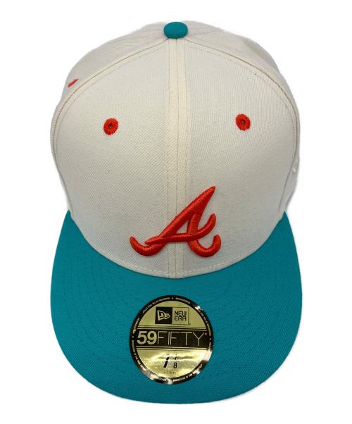 New Era（ニューエラ）New Era (ニューエラ) キャップ ホワイト×ブルーの古着・服飾アイテム