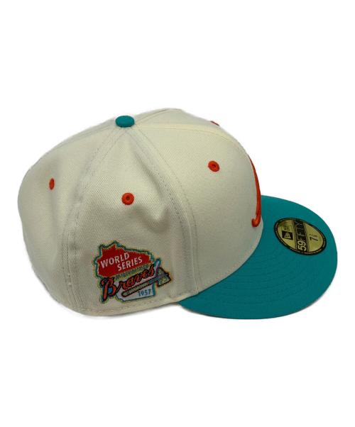 New Era（ニューエラ）New Era (ニューエラ) キャップ ホワイト×ブルーの古着・服飾アイテム