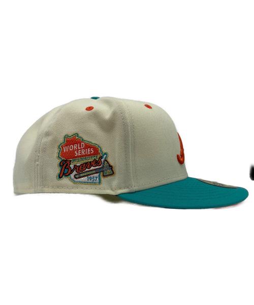 New Era（ニューエラ）New Era (ニューエラ) キャップ ホワイト×ブルーの古着・服飾アイテム