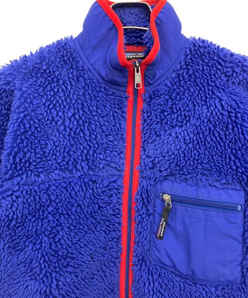 Patagonia（パタゴニア）Patagonia (パタゴニア) フリースジャケット ブルー×レッド サイズ:Sの古着・服飾アイテム