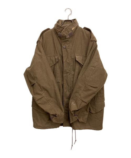 ALPHA（アルファ）ALPHA (アルファ) ミリタリージャケット ブラウン サイズ:LARGE REGULARの古着・服飾アイテム