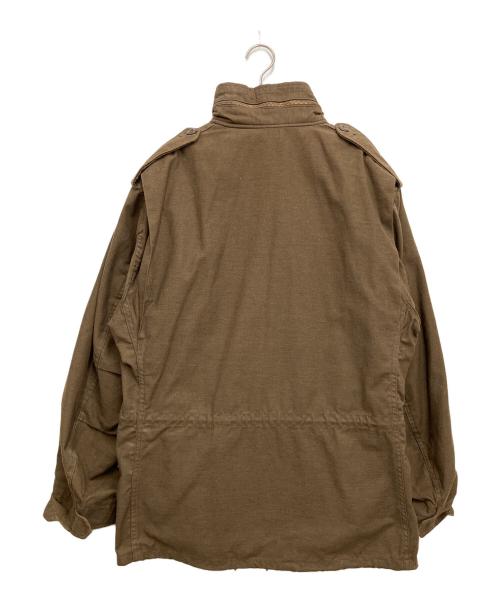 ALPHA（アルファ）ALPHA (アルファ) ミリタリージャケット ブラウン サイズ:LARGE REGULARの古着・服飾アイテム