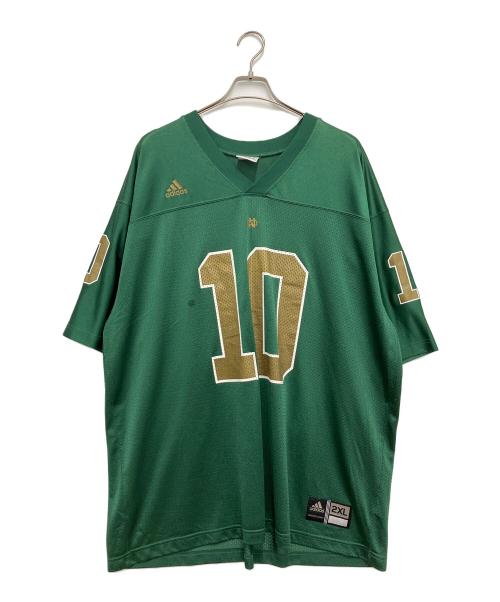 adidas（アディダス）adidas (アディダス) ゲームシャツ グリーン サイズ:2XLの古着・服飾アイテム