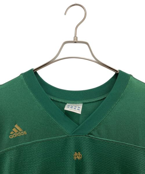 adidas（アディダス）adidas (アディダス) ゲームシャツ グリーン サイズ:2XLの古着・服飾アイテム