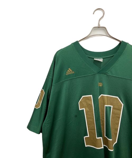 adidas（アディダス）adidas (アディダス) ゲームシャツ グリーン サイズ:2XLの古着・服飾アイテム