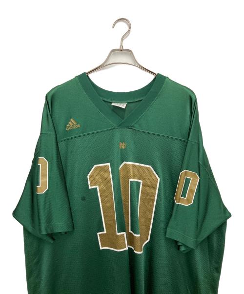 adidas（アディダス）adidas (アディダス) ゲームシャツ グリーン サイズ:2XLの古着・服飾アイテム