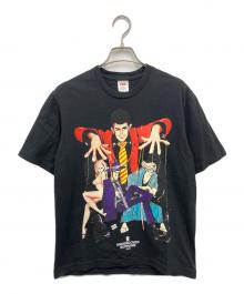 SUPREME×UNDERCOVER（シュプリーム×アンダーカバー）の古着「Lupin Tee」｜ブラック×レッド