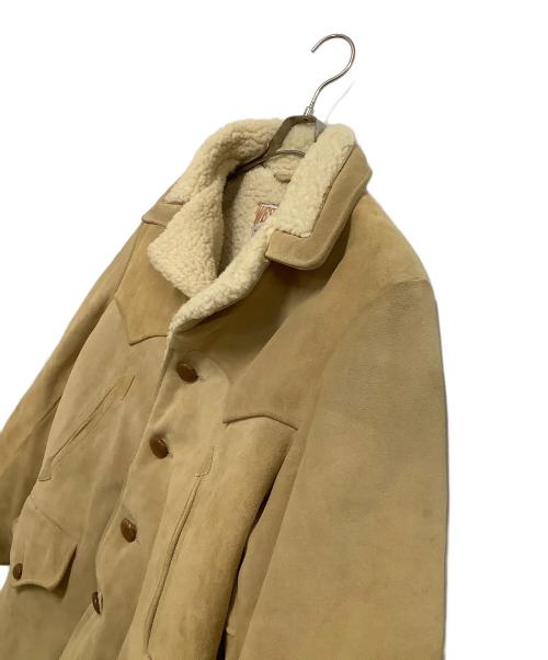 Schott（ショット）Schott (ショット) ボアランチジャケット　WESTERN ベージュ×ブラウン サイズ:40の古着・服飾アイテム