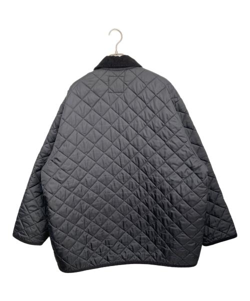 LAVENHAM（ラベンハム）LAVENHAM (ラベンハム) BEAMS (ビームス) 別注キルティングカバーオール ブラック サイズ:42 XLの古着・服飾アイテム