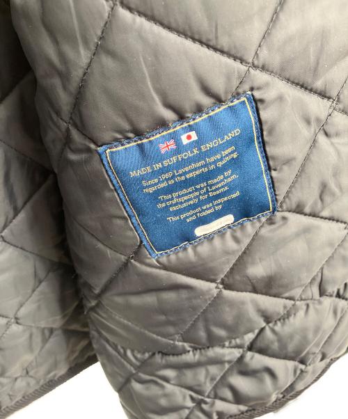 LAVENHAM（ラベンハム）LAVENHAM (ラベンハム) BEAMS (ビームス) 別注キルティングカバーオール ブラック サイズ:42 XLの古着・服飾アイテム