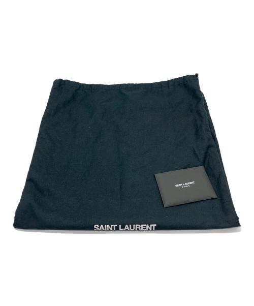 Saint Laurent Paris（サンローランパリ）Saint Laurent Paris (サンローランパリ) テディ 巾着ショルダーバッグ ブラックの古着・服飾アイテム