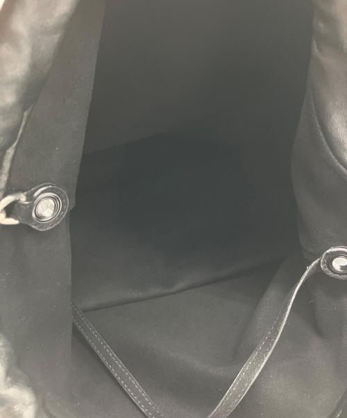 Saint Laurent Paris（サンローランパリ）Saint Laurent Paris (サンローランパリ) テディ 巾着ショルダーバッグ ブラックの古着・服飾アイテム