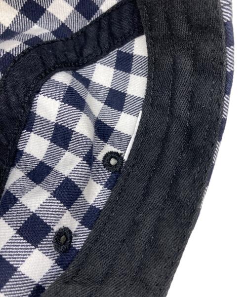 SUPREME（シュプリーム）SUPREME (シュプリーム) gingham camp cap(ギンガムキャンプキャップ) アイボリー×ネイビーの古着・服飾アイテム