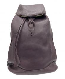 土屋鞄（ツチヤカバン）の古着「ソフトバックパック」｜パープル